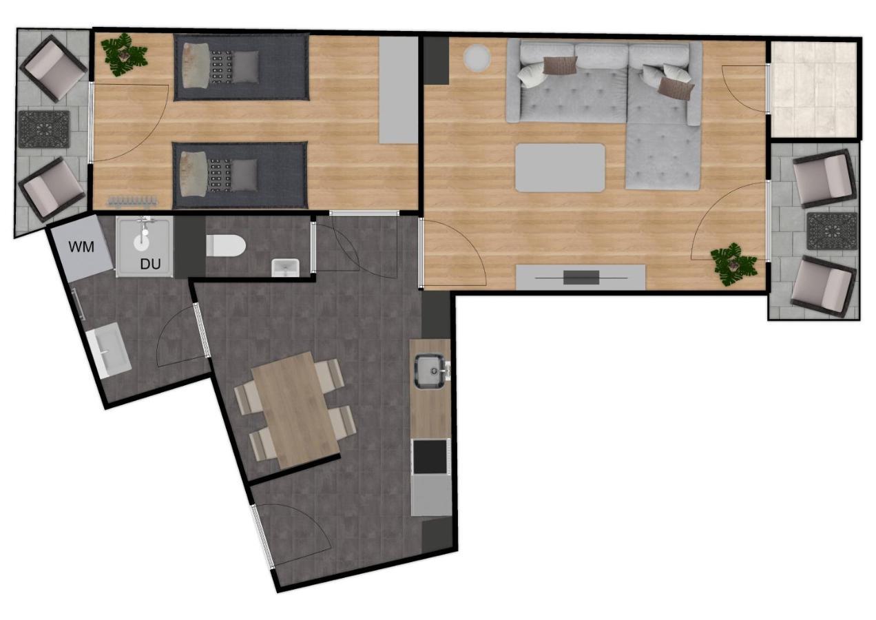 Smarte Dachgeschosswohnung Mit 2 Terrassen Direkt Am Hauptbahnhof Відень Екстер'єр фото
